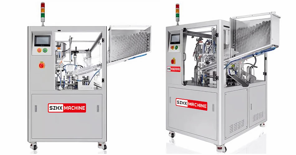 HX-009 Fully Automatic Ultrasonic Toothpaste Tube Filling And Sealing Machine