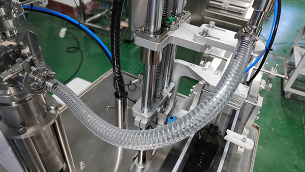 HX-10AF Single Head Cream Lotions Liquid Filling Capping and Labeling Machine